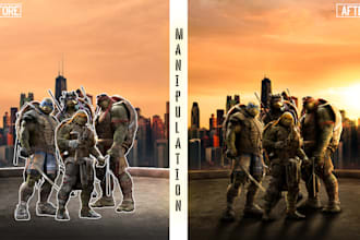 do realistic photo manipulation, image editing, and all