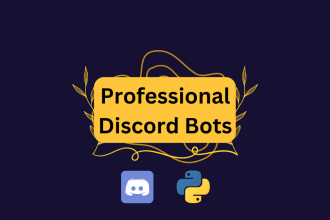create a professional custom themed discord bot
