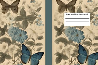 design an amazon kdp composition notebook for you