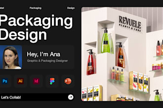 design a professional product label and packaging
