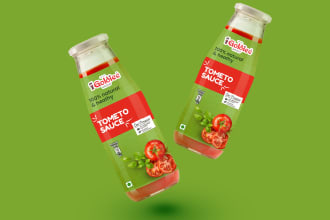 create unique juice, water, milk, can, jars, glass tin label