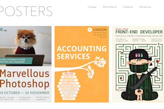 create a unique advertising poster