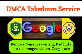 remove infringing leaked content from google search and images under dmca