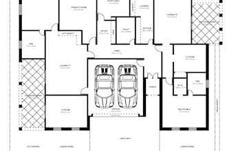 be your draftsman for convert blueprint to autocad floor plan
