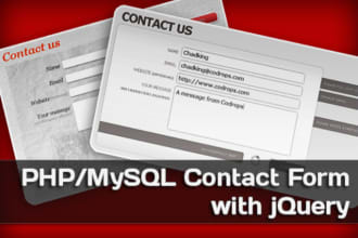 write or fix PHP contact form email script