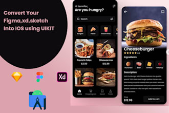 create ios app in swift, uikit in xcode
