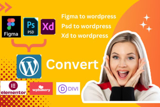 convert figma to wordpress, figma wordpress or psd to wordpress