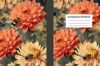 design an amazon kdp composition notebook for you