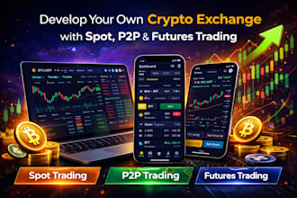 develop a crypto exchange with spot, p2p and futures trading
