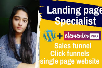 create a stunning clickfunnels sales funnel landing page or sales page