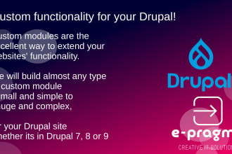 build your custom functionality module for your drupal website