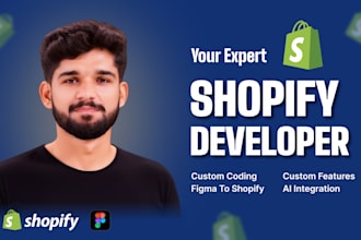be your shopify expert developer and figma to shopify expert