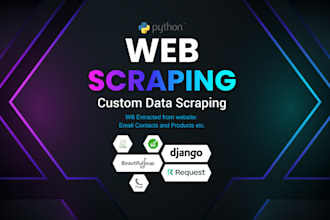 do web scraping and build dynamic scraping solutions