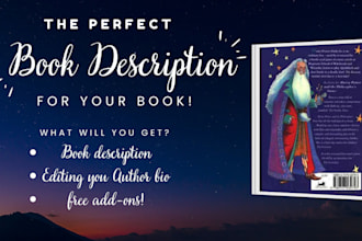 write a fantastic compelling book description, synopsis, blurb