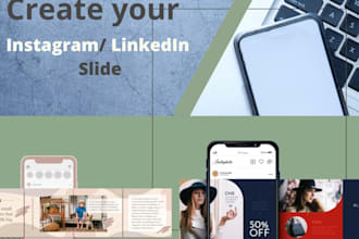 create a carrousel for instagram or linkedin