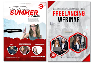 create flyer, digital,motion, medical invitation flyer