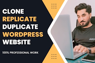 clone copy replicate redesign wordpress website