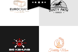 create professional modern minimalist and feminine logo design