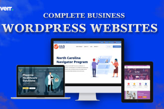 build responsive website design including SEO and copywriting and hosting