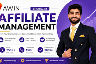 launch manage and optimize your awin affiliate program