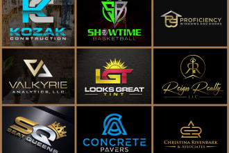 design a luxury brand initial letters, monogram ,fashion, clothing band logo