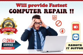 do the fastest computer repair work with cheap price