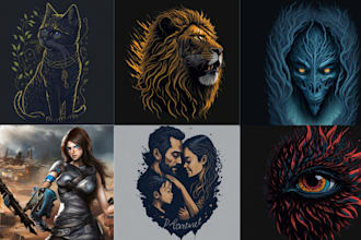 do eye catching ai art , 3d characters using leonardo ai