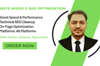 optimize website speed onpage technical SEO cleanup service wp wix squarespace