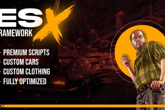be your esx legacy fivem developer create or modify