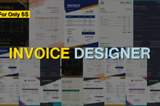 create professional invoices with canva