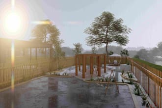 attractive quick modern landscape design