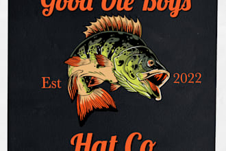 draw western vintage for logo and t shirt