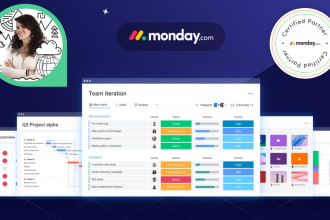 consult, implement, and automate monday