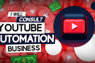 create a automated faceless youtube business channel and cash cow videos for you