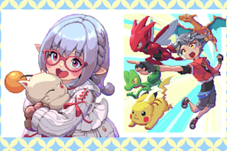 draw you pixel art