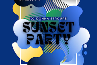 create posters for your parties and events