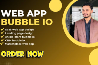 design website, CRM, saas, mvp on bubble io