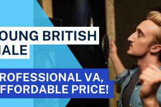 narrate or do a voice over in the style of a young british male