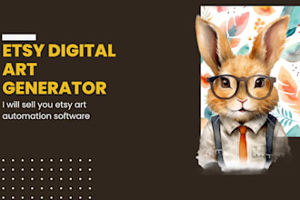 sell etsy digital art automation through midjourney software