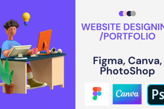 do website designing and portfolio website designing