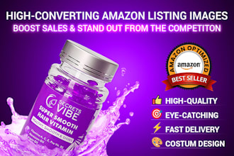design amazon listing images, amazon product infographic, photo editing