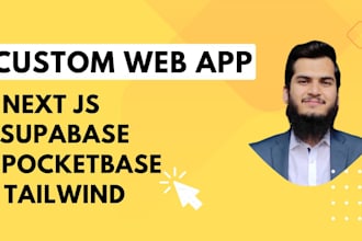 be your full stack developer using nextjs 13, supabase, pocketbase