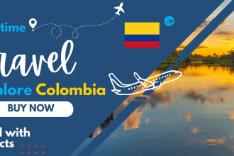assist you with everything related to travel or shopping on colombia