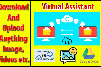 download and upload anything from your links and shared you