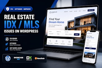 fix real estate idx mls issues on your wordpress website