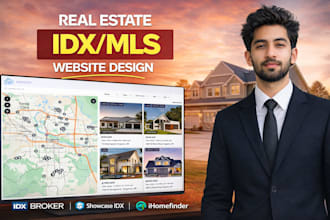 do real estate idx website design by wordpress