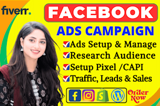 setup facebook ads campaign, run instagram ads, shopify fb advertising