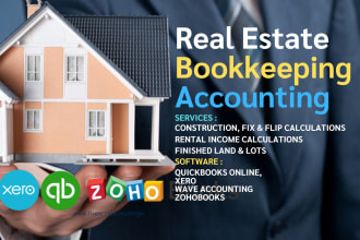 do bookkeeping for real estate property management in qbo