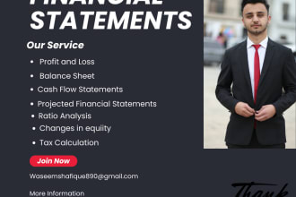 prepare financial statements, profit and loss, balance sheet