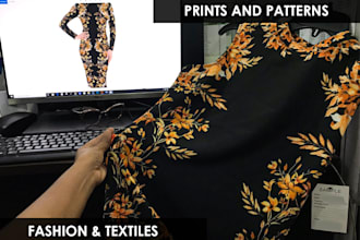 design patterns for textile, fabric prints and embroidery design